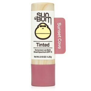 Sun Bum SPF 15 Tinted Lip Balm Sunset Cove - 0.15 oz