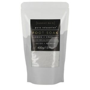 Sunday Rain Foot Soak Bamboo + Charcoal - 13.9 oz