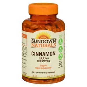 Sundown Naturals Cinnamon 1000mg, Capsules - 200.0 ea