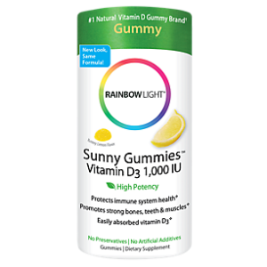Sunny Vitamin D3 Gummies - 1,000 IU - Lemon (100 Gummies)