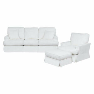 Sunset Trading Ariana 3 Piece Slipcovered Living Room Set SU-78341-20-