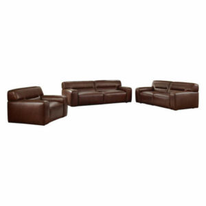 Sunset Trading Milan Leather 3 Piece Living Room Set SU-AX6816-SLC