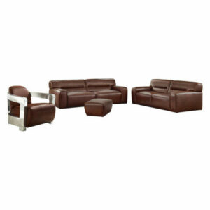 Sunset Trading Milan Leather 4 Piece Living Room Set SU-AX6816-SLAO