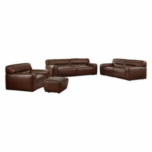 Sunset Trading Milan Leather 4 Piece Living Room Set SU-AX6816-SLCO