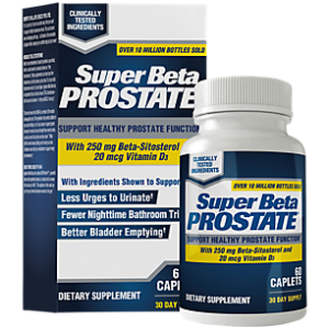 Super Beta Prostate with Beta-Sitosterol and Vitamin D3 (60 Caplets)