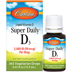 Super Daily D3 - Liquid Vitamin D - 2,000 IU (0.35 Fluid Ounces)