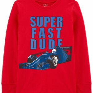 Super Fast Dude Car Jersey Tee