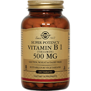 Super Potency Vitamin B1 - Thiamin - 500 MG (100 Tablets)
