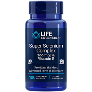 Super Selenium Complex & Vitamin E - 200 MCG (100 Vegetarian Capsules)