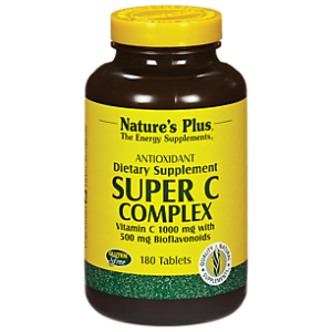 Super Vitamin C Complex with Bioflavonoids - 1,000 MG (180 Tablets)
