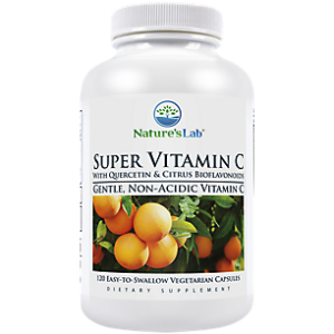 Super Vitamin C with Quercetin & Citrus Bioflavonoids - Supports Immune Health (120 Vegetarian Capsules)