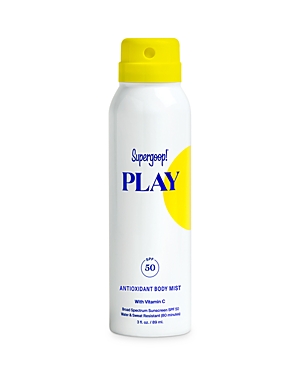 Supergoop! Play Antioxidant Body Mist Spf 50 with Vitamin C 3 oz.