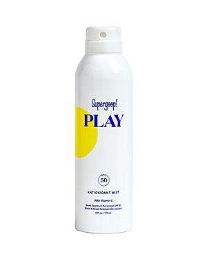 Supergoop! Play Antioxidant Body Mist Spf 50 with Vitamin C 6 oz.