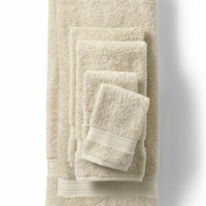 Supima Cotton Bath Sheet - Lands' End - Ivory