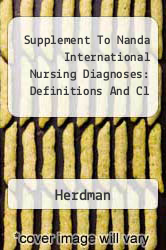 Supplement To Nanda International Nursing Diagnoses: Definitions And Cl