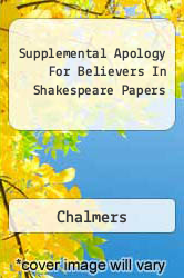 Supplemental Apology For Believers In Shakespeare Papers