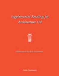 Supplemental Reading for Architecture 170