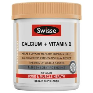 Swisse Ultiboost Calcium + Vitamin D Tablets - 250.0 ea