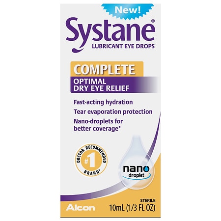 Systane Complete Lubricant Eye Drops - 0.33 fl oz