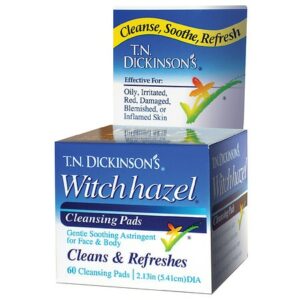 T.N. Dickinson's Witch Hazel 99% Natural Cleansing Pads - 60.0 ea