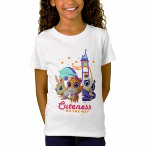 T.O.T.S. ''Cuteness On the Way'' T-Shirt for Girls Customized Official shopDisney