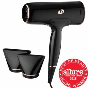 T3 Cura Luxe Professional Ionic Hair Dryer with Auto Pause Sensor Black