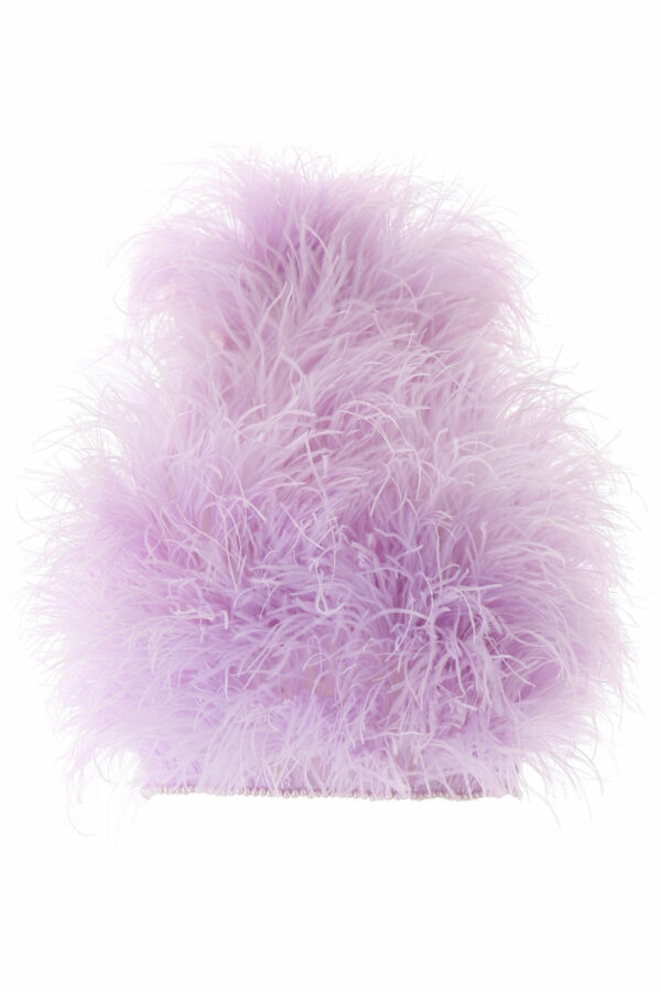 THE ATTICO MARABOU TOP 40 Purple