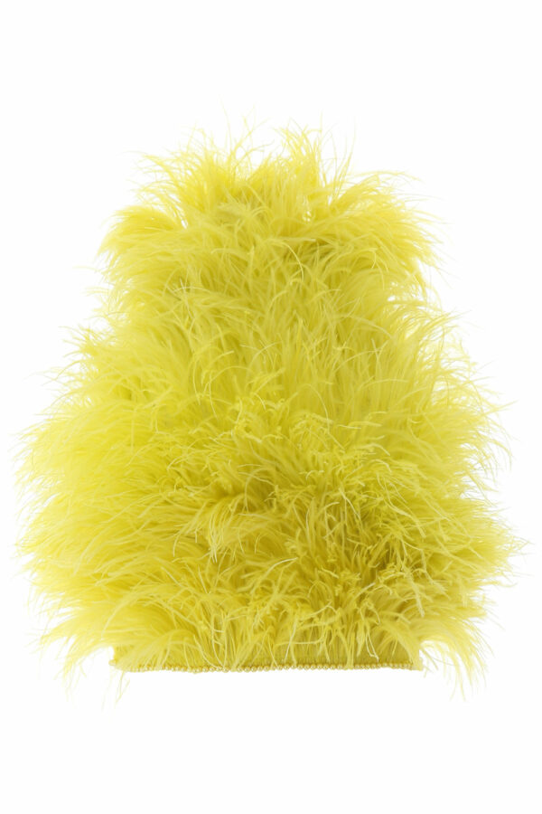 THE ATTICO MARABOU TOP 40 Yellow