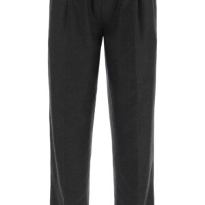 THE GIGI WOOL TROUSERS WITH DRAWSTRING 48 Grey Wool