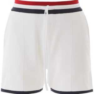 THOM BROWNE JERSEY SHORTS 40 White