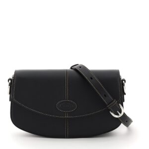 TOD'S C-BAG MINI SHOULDER BAG OS Black Leather