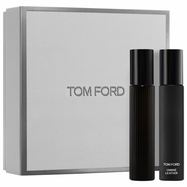 TOM FORD Black Orchid & Ombre Leather Travel Spray Set