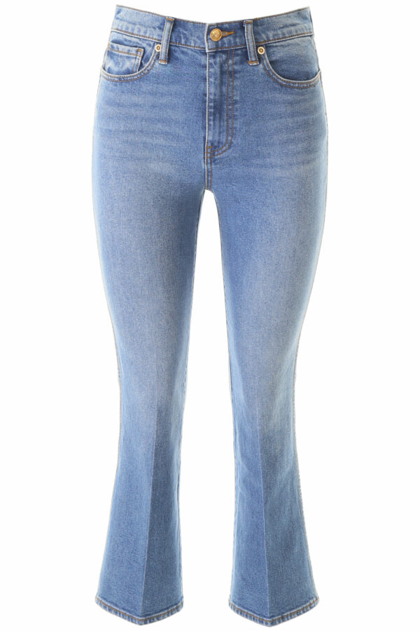 TORY BURCH FIVE POCKET JEANS 27 Blue Cotton, Denim