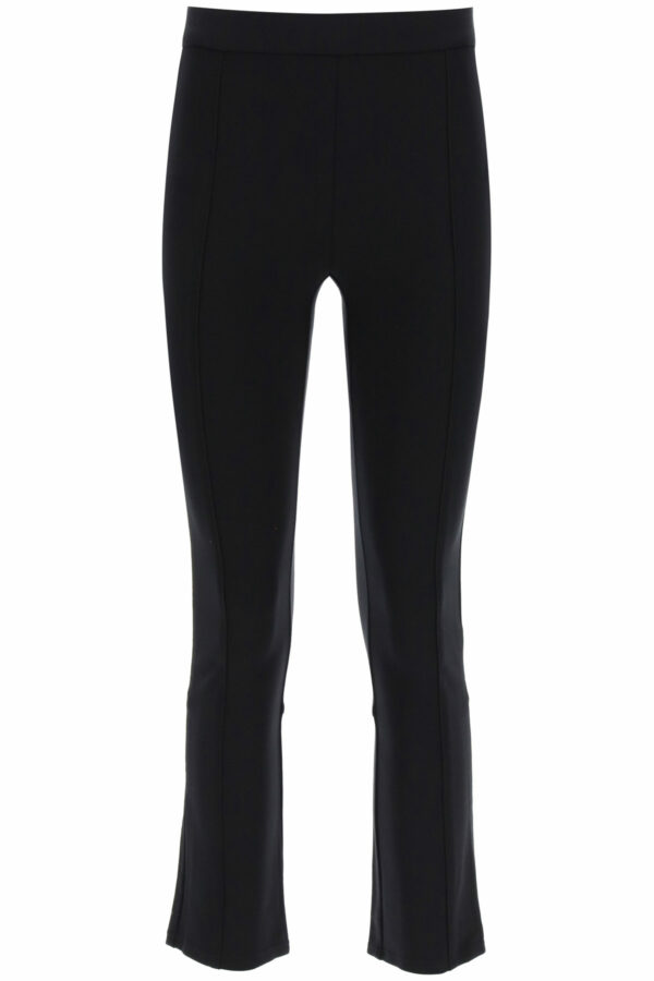 TORY BURCH PONTE FLARE TROUSERS XS Black