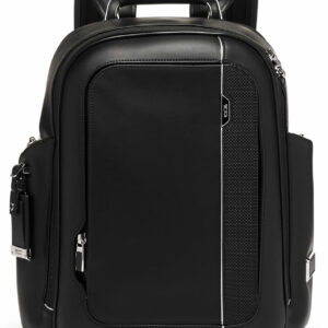 TUMI Arrive Black Leather Larson Backpack