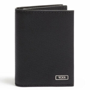 TUMI Monaco Black Gusseted Card Case