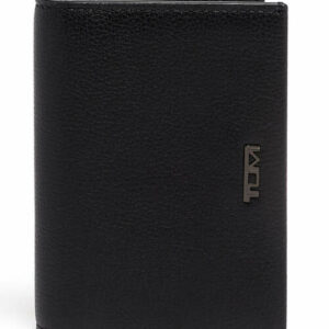 TUMI Nassau Black Textured Gusseted Card Case