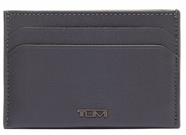 TUMI Nassau Grey Textured Slim Card Case