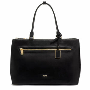 TUMI Voyageur Black Leather Sidney Buisness Tote