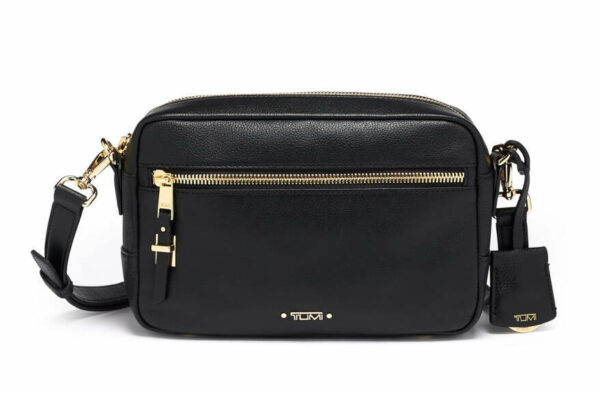 TUMI Voyageur Florence Black Crossbody Leather