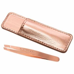 TWEEZERMAN Mini Rose Gold Slant Tweezer