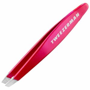 TWEEZERMAN Pink Perfection Mini Slant Tweezer