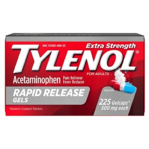 TYLENOL Extra Strength Rapid Release Gels With Acetaminophen - 225.0 ea