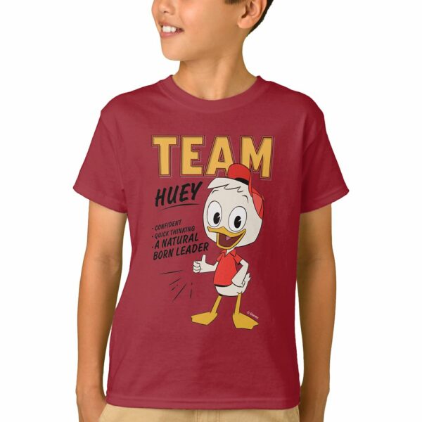 Team Huey T-Shirt for Kids DuckTales Customizable Official shopDisney