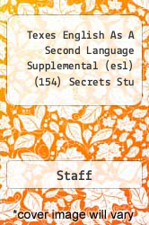 Texes English As A Second Language Supplemental (esl) (154) Secrets Stu