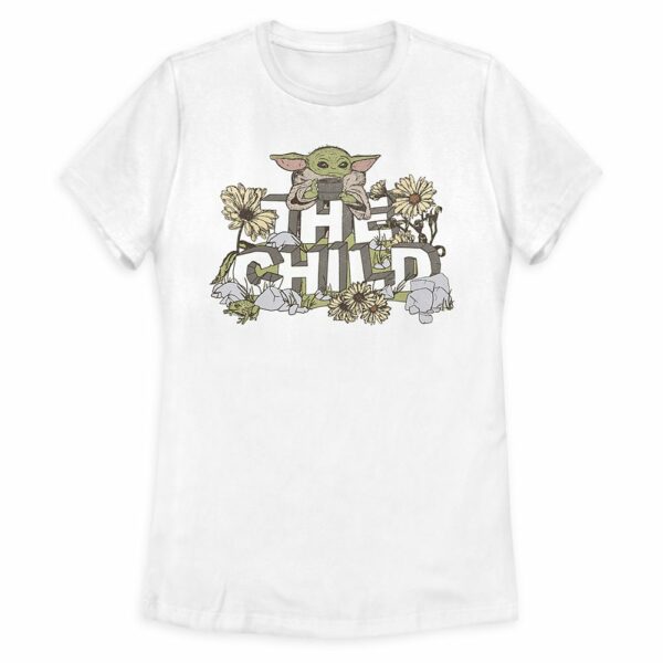 The Child Flower T-Shirt for Women Star Wars: The Mandalorian Season 2 Official shopDisney