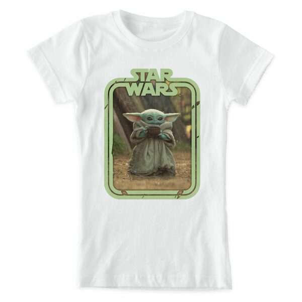 The Child Holding Cup T-Shirt for Kids Star Wars: The Mandalorian Customized Official shopDisney