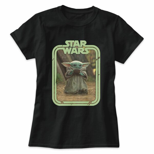 The Child Holding Cup T-Shirt for Women Star Wars: The Mandalorian Customized Official shopDisney