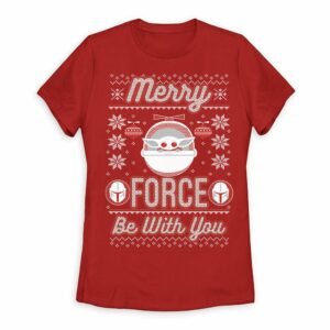 The Child ''Merry Force Be With You'' T-Shirt for Women Official shopDisney