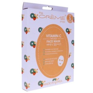 The Creme Shop Vitamin C Sheet Face Mask 5pc Collection - 6.25 oz